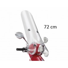 windscherm Piaggio origineel met bevestigingsset hoog 72cm helder sprint 1b001114