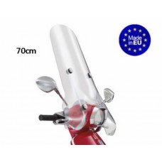 windscherm Regia met bevestigingsset hoog Mod. Orig (made in EU) 70cm helder sprint