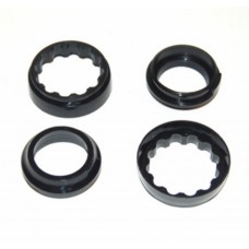 rubber DMP set koplampoor 4pcs past op kreidler