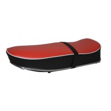 buddyseat (made in EU) dicht 1963+1966 3v rood/zwart kreidler