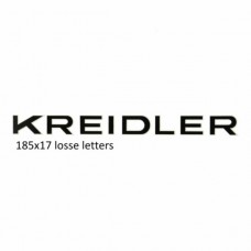 sticker woord [kreidler] zwart/wit