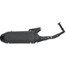 uitlaat euro-4 kymco zwart agility 16+ , agility 16inch 1830a-alk1-e9500