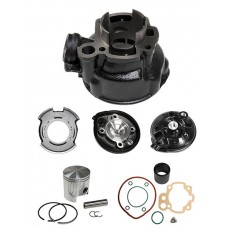 cilinder met kop dr gietijzer 80cc 49mm minarelli am6