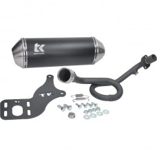 uitlaat Turbokit euro-5 50cc 4T 21-24 zwart mat aprilia, sxr