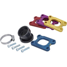 spruitstuk metrakit cnc 28mm blauw minarelli am6, senda spruitstuk metrakit cnc 28mm blauw minarelli am6, senda
