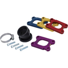 spruitstuk metrakit cnc 28mm paars/purple minarelli am6, senda spruitstuk metrakit cnc 28mm paars/purple minarelli am6, senda
