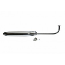 uitlaat standaard model snel euro-2 (made in EU) 22mm chroom a3, Tomos A35