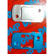 rempotdeksel DMP cnc gefreesd chroom/blauw 2-delig past op speedfight=op=op