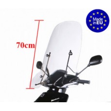 windscherm Regia met bevestigingsset hoog (made in EU) helder kisbee 4t windscherm Regia met bevestigingsset hoog (made in EU) helder kisbee 4t