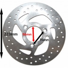 remschijf 3-gaats voor 226mm elystar, people remschijf 3-gaats voor 226mm elystar, people