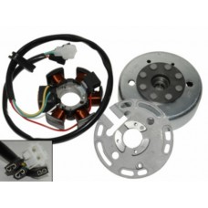 ontsteking+vliegwiel (model Kokusan) 6 spoelen minarelli am6, senda