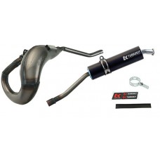uitlaat Turbokit e-keur links 07-2018 blank/zwart past op senda, sx uitlaat Turbokit e-keur links 07-2018 blank/zwart past op senda, sx