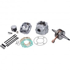 cilinder met kop Italkit + krukas euro-3/4/5 70cc 47.6mm gpr, senda, derbi k.12.770.g
