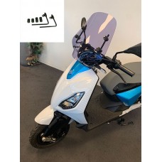 windscherm Regia met bevestigingsset laag (made in EU) smoke piaggio1 (one)
