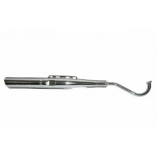 uitlaat tecno origineel model (made in EU) 28mm chroom puch maxi
