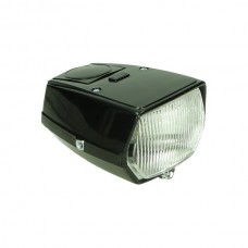 koplamp vierkant 115mm zwart puch maxi