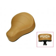 zadel (made in EU) met logo bruin camel puch maxi