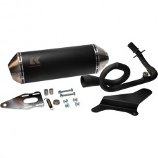 uitlaat Turbokit e-keur euro-4 3v, '18-'20 zwart alu gmax, piaggio, zip 4t m4t185 uitlaat Turbokit e-keur euro-4 3v, '18-'20 zwart alu gmax, piaggio, zip 4t m4t185