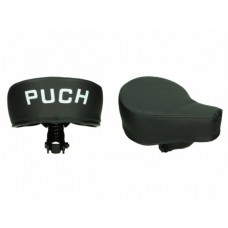zadel (made in EU) met logo origineel model puch maxi