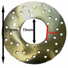 remschijf DMP origineel kwaliteit 5-gaats 175mm rvs nrg extreme, nrg mc2, nrg mc3, runner, stalker