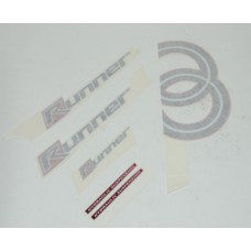 stickerset Piaggio origineel gilera runner 50, runner 125cc 2t, runner 125cc 4t, runner 180cc 2t, runner 200cc vxr 577973