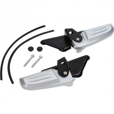 duo-voetsteun set Vespa glans zwart/zilver primavera, sprint duo-voetsteun set Vespa glans zwart/zilver primavera, sprint