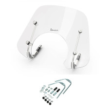windscherm Piaggio origineel + bev. set laag euro-5 2022/2023 helder past op gts 300 1b010107