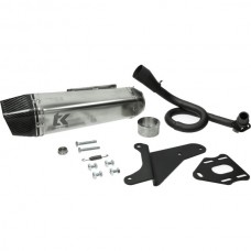 uitlaat Turbokit euro-5 GP PRO iGet 50cc alu/carbon zip 4t, piaggio