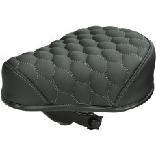 zadel (made in EU) laag RS6 zwart/grijs past op puch maxi, puch