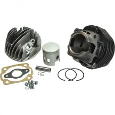 Cilinder met kop Vespa PK50/XL - Piaggio APE 75cc - 47mm  8 poort DR KT00049