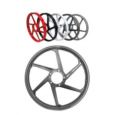 voorwiel/achterwiel fast-arrow aluminium sport-1 6 spaaks 17-inch antraciet X30, x50, puch maxi