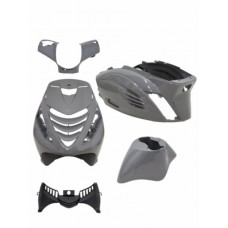 plaatwerkset DMP model SP RS-1 air nardo grijs glans 5-delig zip 100/125, zip2000