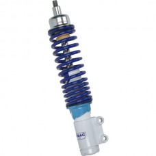 schokbreker sebac voorvork hydraulisch verstelbaar blauw/wit et2-et4, lxv, vespa S, zip sp, zip2000sp, vespa lx schokbreker sebac voorvork hydraulisch verstelbaar blauw/wit et2-et4, lxv, vespa S, zip sp, zip2000sp, vespa lx
