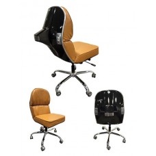 bureaustoel vespa PK50 zwart/bruin