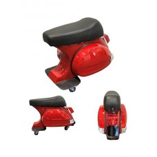 barkruk vespa PK50 rood/zwart