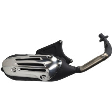 uitlaat cpl Piaggio origineel euro-5 25km past op primavera 4t-3v, sprint 4t-3v 1a0195805