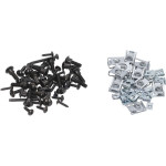 Plaatwerkschroefset Piaggio Zip 2000 compleet met speednuts 77-delig 