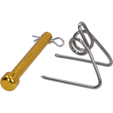 remblokpenset m5x40mm goud past op piaggio