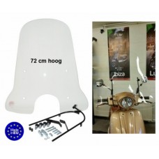 windscherm Regia met bevestigingsset hoog (made in EU) iva ibiza/razzo lucca 72cm helder windscherm Regia met bevestigingsset hoog (made in EU) iva ibiza/razzo lucca 72cm helder