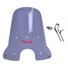 windscherm Regia met bevestigingsset hoog ronde koplamp smoke (made in EU) BTC Riva, china lx/napoli, gts toscana, vx50