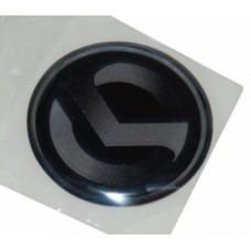 sticker Sym origineel logo stuurkap 30mm past op mio