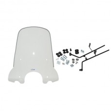 windscherm Sym origineel + bev. set hoog helder 72cm past op allo gt, cello/allo sy530-agt-00l