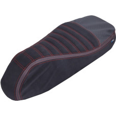 buddydek Regia alcantara streep Sport (made in EU) Vespa zwart/rood >2024 past op gts 125cc, gts 250cc, gts 300 (euro4) buddydek Regia alcantara streep Sport (made in EU) Vespa zwart/rood >2024 past op gts 125cc, gts 250cc, gts 300 (euro4)