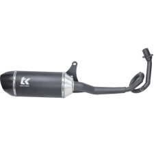 uitlaat Turbokit racing Gmax 3v zwart lx 125cc, primavera 125 4t, sprint 125 4t