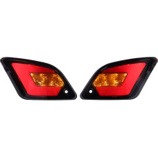knipperlichtset Power1 led dagrijverlichting vespa achter smoke gts 125 - 300 2014-2022