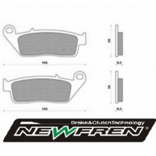 remblokset newfren adv350, BMW C sport 650 ie 4T LC (euro 4) va2016, sh300, sh350, burgman 650, geopolis, grand dink fd0132