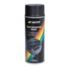 spuitlak motip hittebestendig 400mL spuitbus zwart 04031