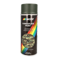 spuitlak motip camouflage 400mL spuitbus groen 04203