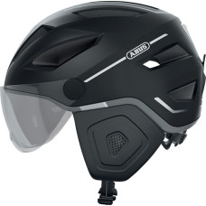 helm abus pedelec/snorfiets 2.0 met vizier led NTA-8776 keur urban L-XL 56/62 velvet black helm abus pedelec/snorfiets 2.0 met vizier led NTA-8776 keur urban L-XL 56/62 velvet black
