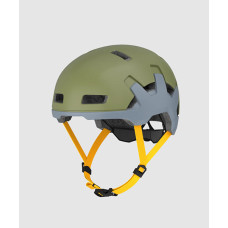 helm lem pedelec/snorfiets GelMotion focus NTA-8776 keur fatbike, fiets, snorfiets M-L 56/59 mat groen/grijs
